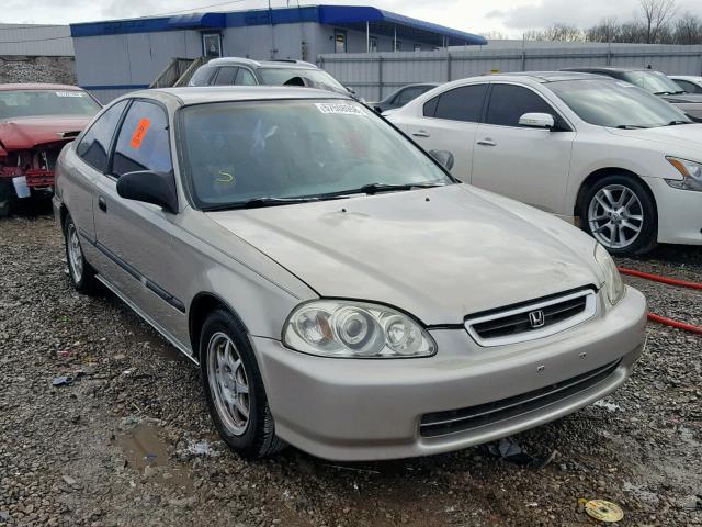 1HGEJ7223WL078386 - 1998 HONDA CIVIC HX BEIGE photo 1