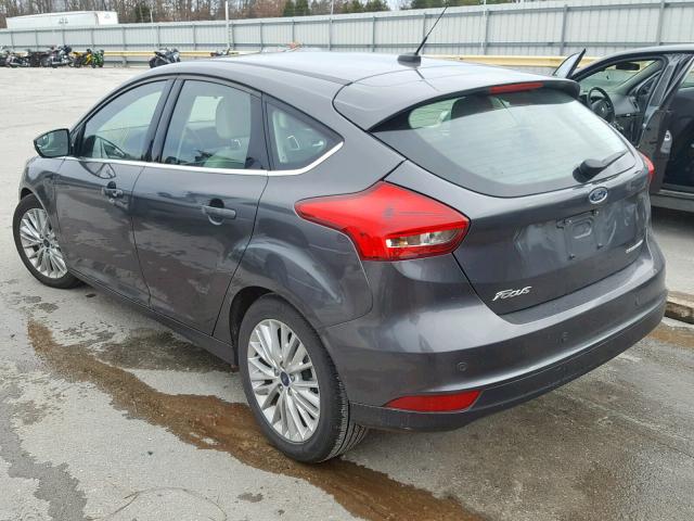 1FADP3N26JL294034 - 2018 FORD FOCUS TITA GRAY photo 3