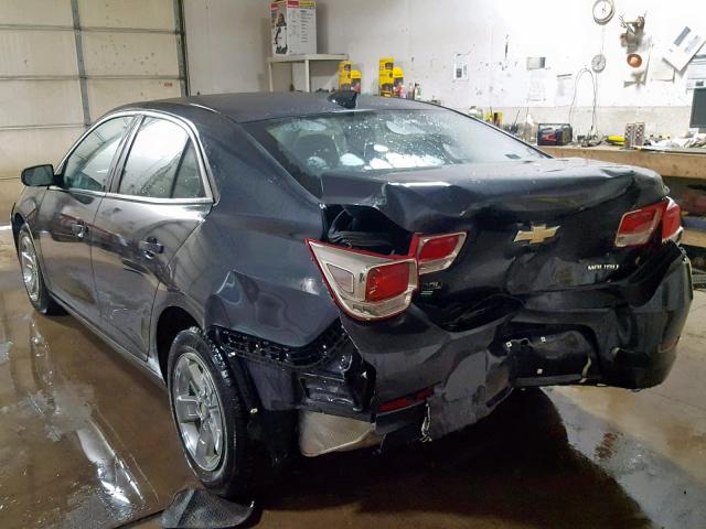 1G11C5SL6FF135370 - 2015 CHEVROLET MALIBU 1LT ნაცრისფერი ფოტო 3
