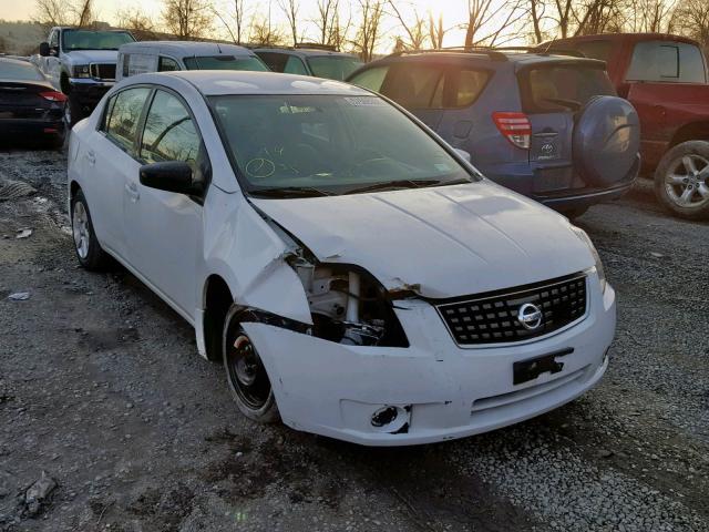 3N1AB61E78L674112 - 2008 NISSAN SENTRA 2.0 WHITE photo 1