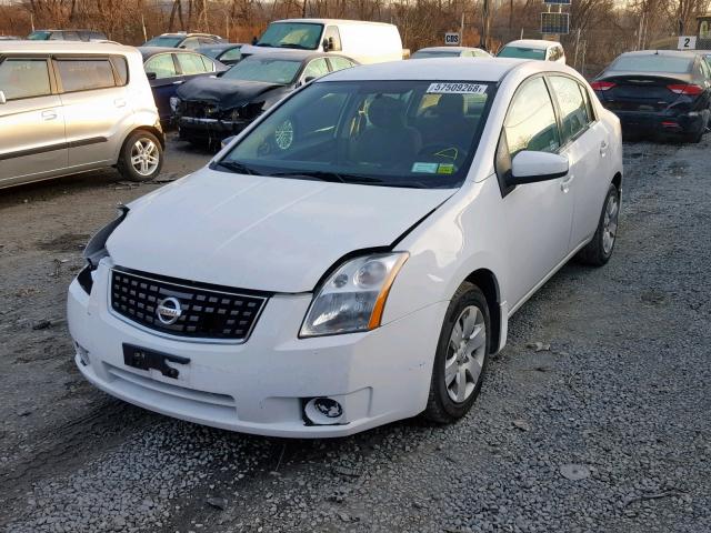 3N1AB61E78L674112 - 2008 NISSAN SENTRA 2.0 WHITE photo 2