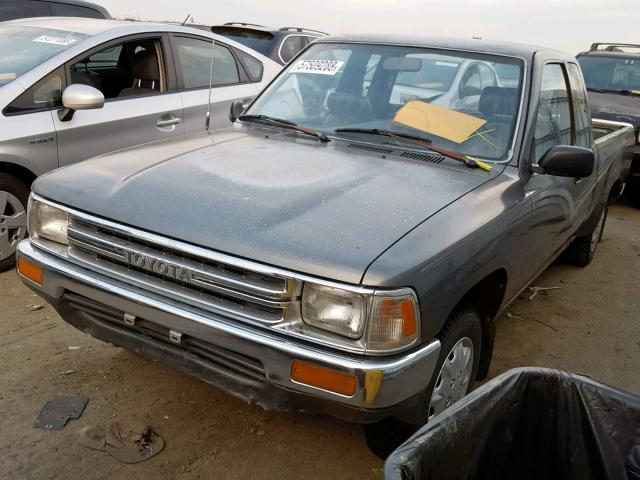 JT4RN93P0K5003475 - 1989 TOYOTA PICKUP 1/2 GRAY photo 2