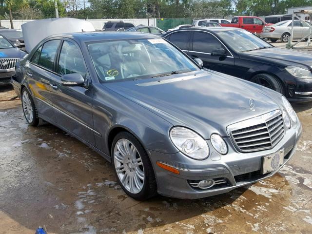 WDBUF56X98B284535 - 2008 MERCEDES-BENZ E 350 GRAY photo 1