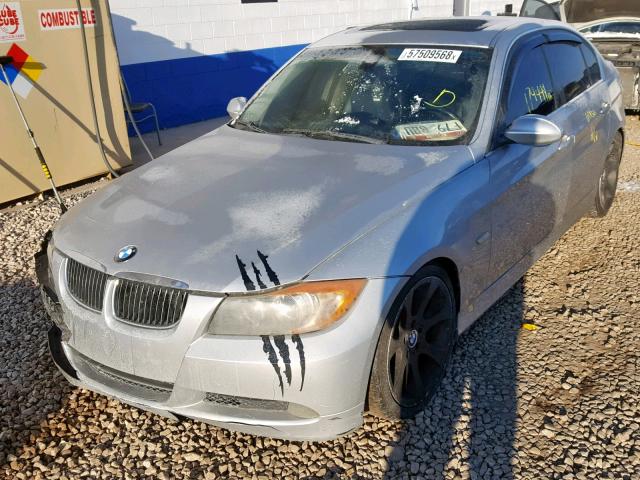 WBAVB33596PS11476 - 2006 BMW 330 I GRAY photo 2