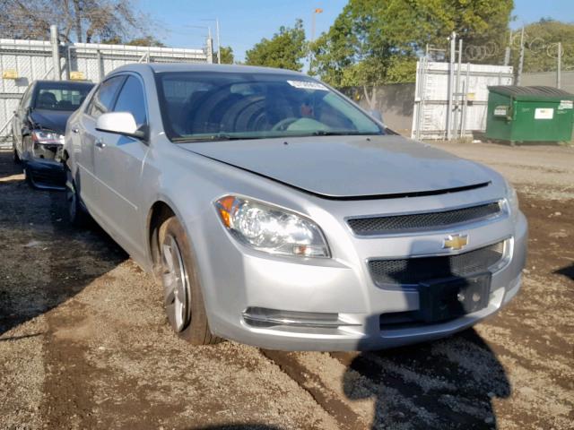 1G1ZC5E00CF171569 - 2012 CHEVROLET MALIBU 1LT SILVER photo 1