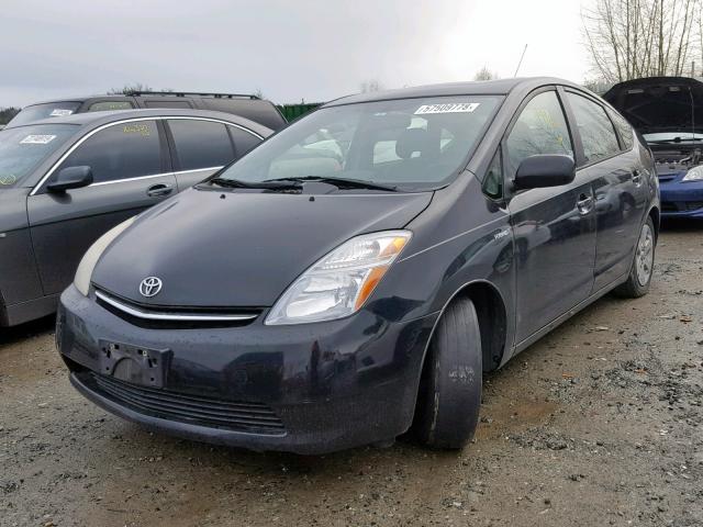 JTDKB20U663133631 - 2006 TOYOTA PRIUS BLACK photo 2