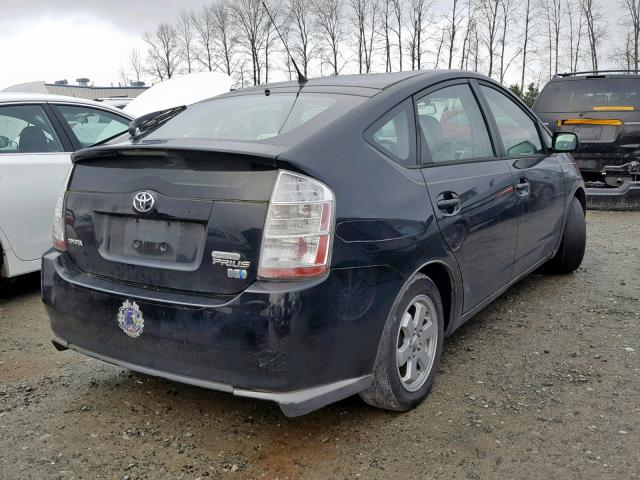 JTDKB20U663133631 - 2006 TOYOTA PRIUS BLACK photo 4