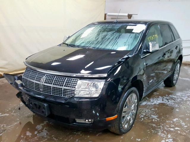 2LMDU88C28BJ40452 - 2008 LINCOLN MKX BLACK photo 2