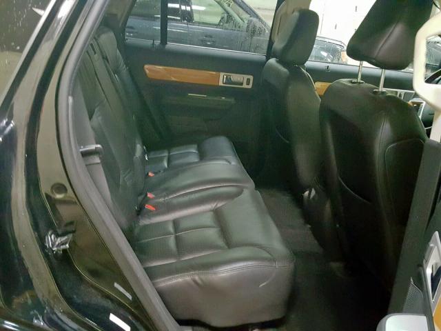 2LMDU88C28BJ40452 - 2008 LINCOLN MKX BLACK photo 6