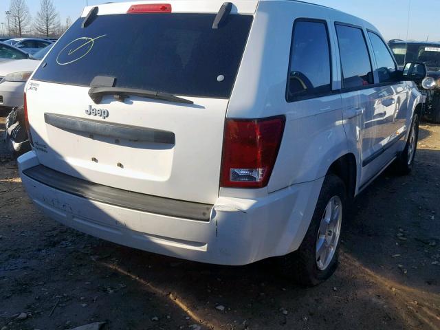 1J8GR48K18C242042 - 2008 JEEP GRAND CHER WHITE photo 4