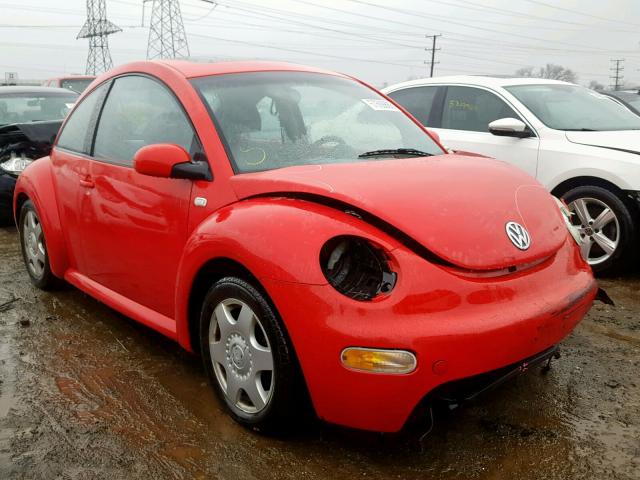 3VWDC21CX1M431941 - 2001 VOLKSWAGEN NEW BEETLE 红色 照片 1