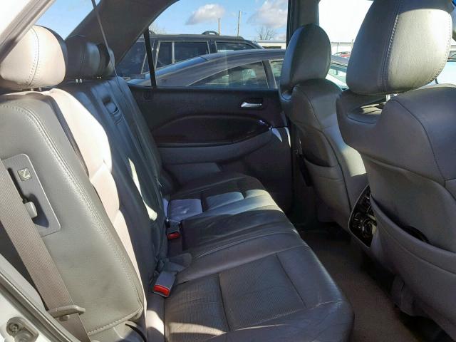 2HNYD18906H516986 - 2006 ACURA MDX TOURIN SILVER photo 6