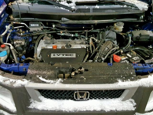 5J6YH28684L039319 - 2004 HONDA ELEMENT EX BLUE photo 7