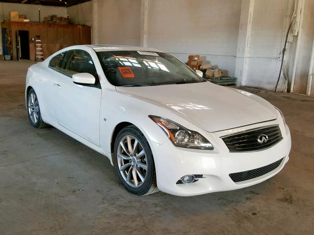 JN1CV6EK1EM111378 - 2014 INFINITI Q60 JOURNE WHITE photo 1