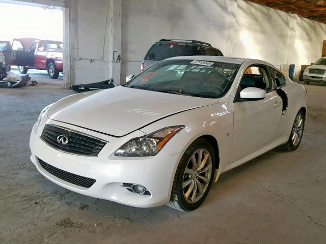 JN1CV6EK1EM111378 - 2014 INFINITI Q60 JOURNE WHITE photo 2