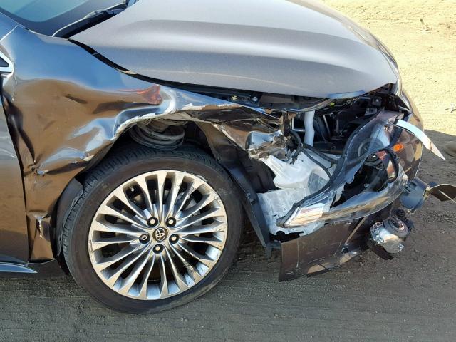 4T1BK1EB4GU230920 - 2016 TOYOTA AVALON XLE GRAY photo 9