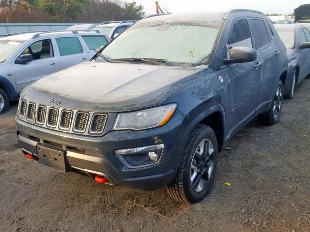 3C4NJDDB6JT265130 - 2018 JEEP COMPASS TR CHARCOAL photo 2