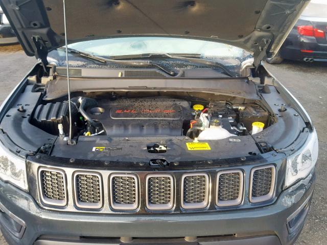 3C4NJDDB6JT265130 - 2018 JEEP COMPASS TR CHARCOAL photo 7