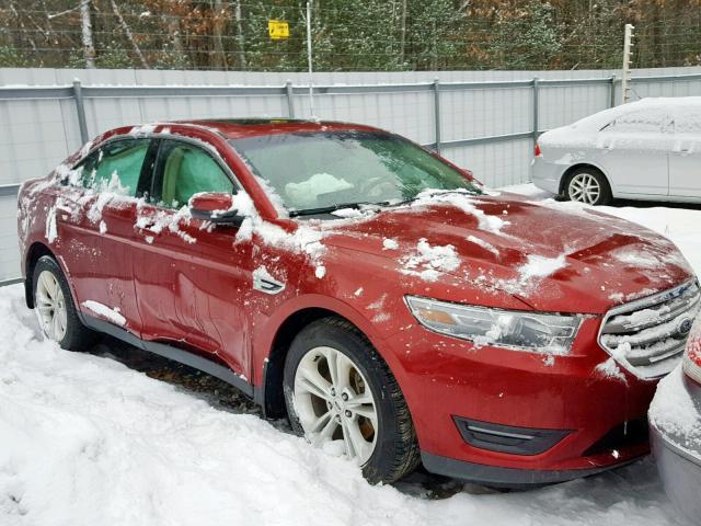 1FAHP2H8XEG128335 - 2014 FORD TAURUS SEL RED photo 1