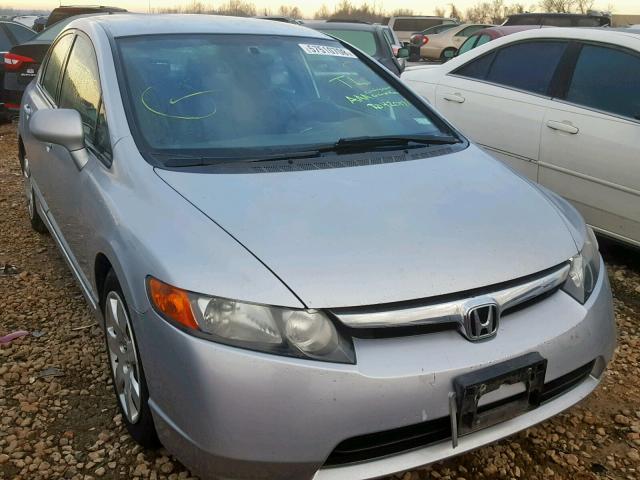 1HGFA16587L094834 - 2007 HONDA CIVIC LX SILVER photo 1