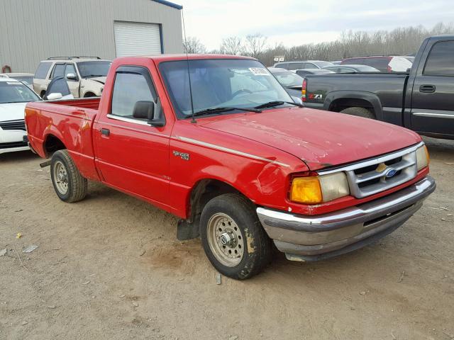 1FTCR10A6SUA22209 - 1995 FORD RANGER RED photo 1