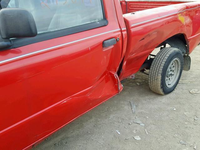 1FTCR10A6SUA22209 - 1995 FORD RANGER RED photo 10