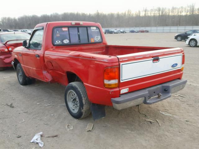 1FTCR10A6SUA22209 - 1995 FORD RANGER RED photo 3