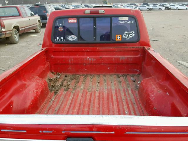 1FTCR10A6SUA22209 - 1995 FORD RANGER RED photo 6