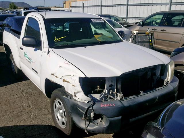 5TENX4CN9AZ719846 - 2010 TOYOTA TACOMA WHITE photo 1