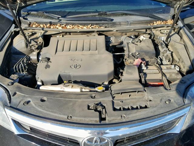 4T1BK1EB9DU037335 - 2013 TOYOTA AVALON BAS BLACK photo 7