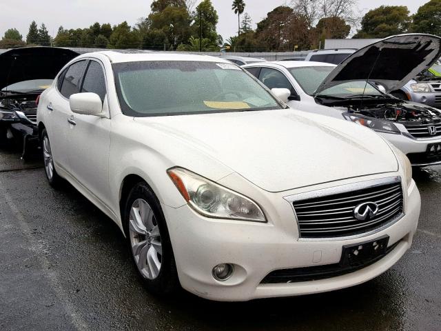 JN1AY1AP4BM520764 - 2011 INFINITI M56 WHITE photo 1