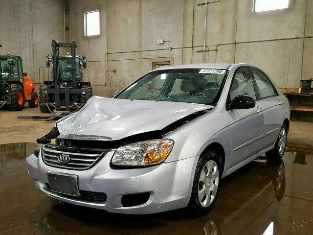 KNAFE122275383286 - 2007 KIA SPECTRA EX SILVER photo 2