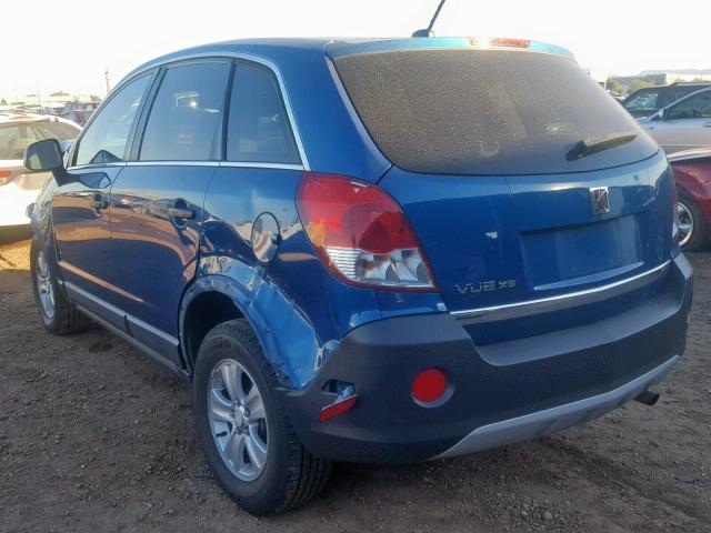 3GSCL33P99S565288 - 2009 SATURN VUE XE BLUE photo 3