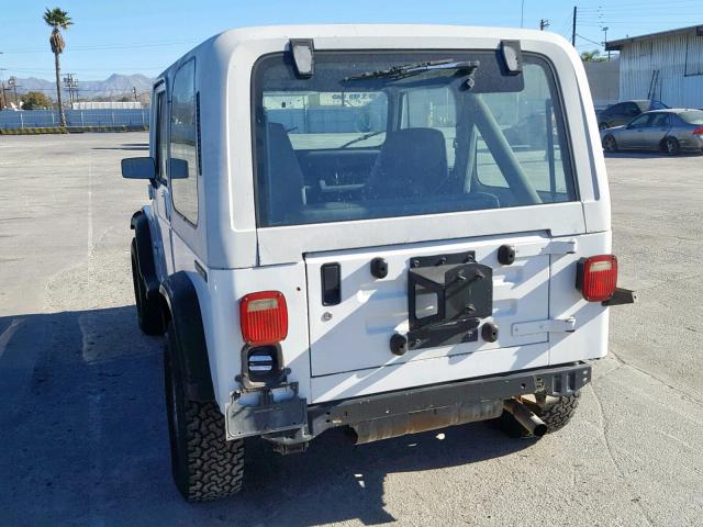 2J4FY29T4LJ548582 - 1990 JEEP WRANGLER / WHITE photo 3