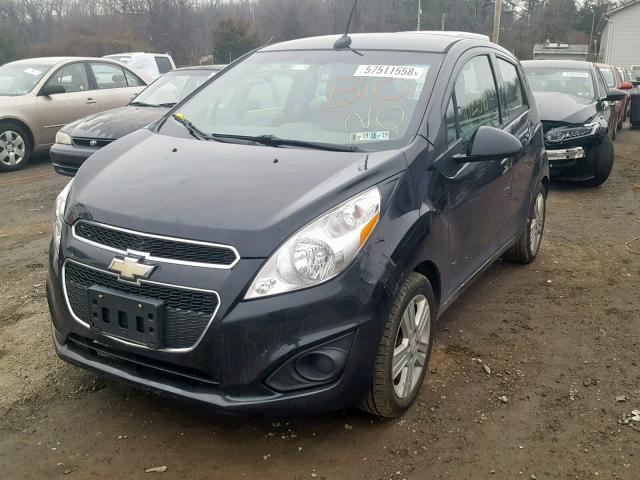 KL8CB6S91DC610900 - 2013 CHEVROLET SPARK LS BLACK photo 2