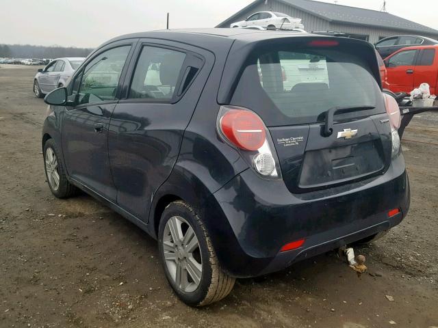 KL8CB6S91DC610900 - 2013 CHEVROLET SPARK LS BLACK photo 3