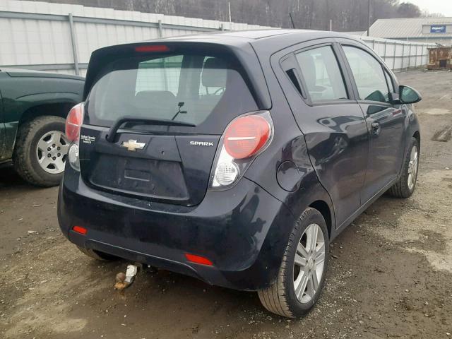 KL8CB6S91DC610900 - 2013 CHEVROLET SPARK LS BLACK photo 4