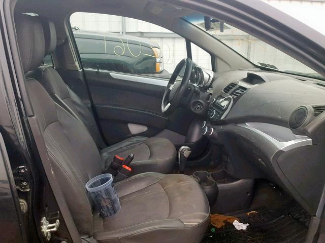 KL8CB6S91DC610900 - 2013 CHEVROLET SPARK LS BLACK photo 5