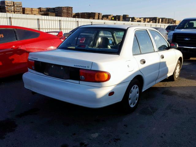 JA3AA26A8SU030810 - 1995 MITSUBISHI MIRAGE S WHITE photo 4