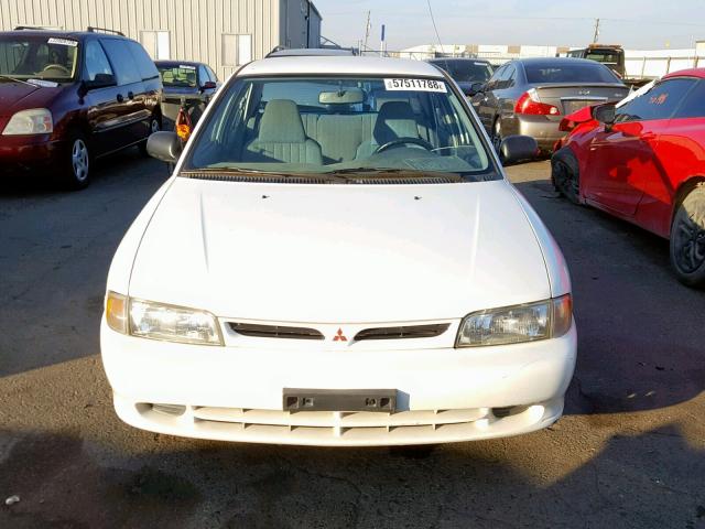 JA3AA26A8SU030810 - 1995 MITSUBISHI MIRAGE S WHITE photo 9