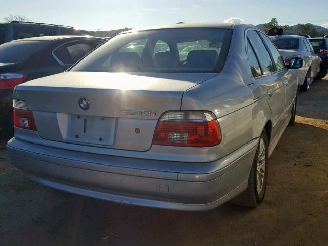 WBADT63402CH88144 - 2002 BMW 530 I AUTO SILVER photo 4