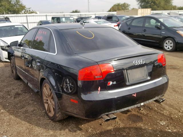 WAUGL78E17A227438 - 2007 AUDI NEW S4 QUA BLACK photo 3