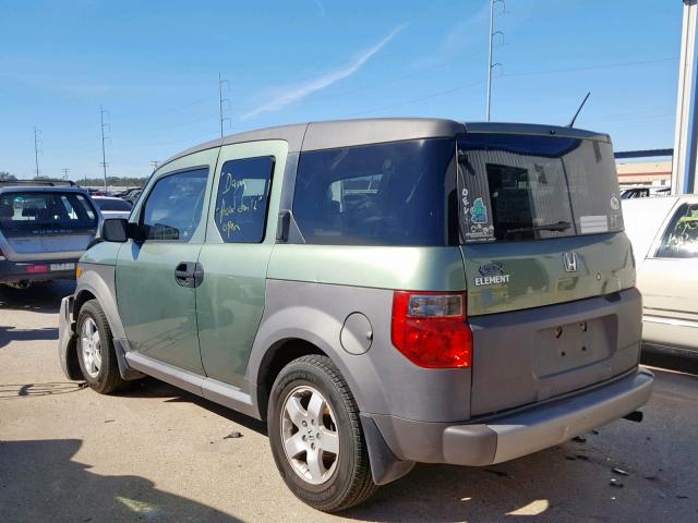 5J6YH286X5L004153 - 2005 HONDA ELEMENT EX GREEN photo 3