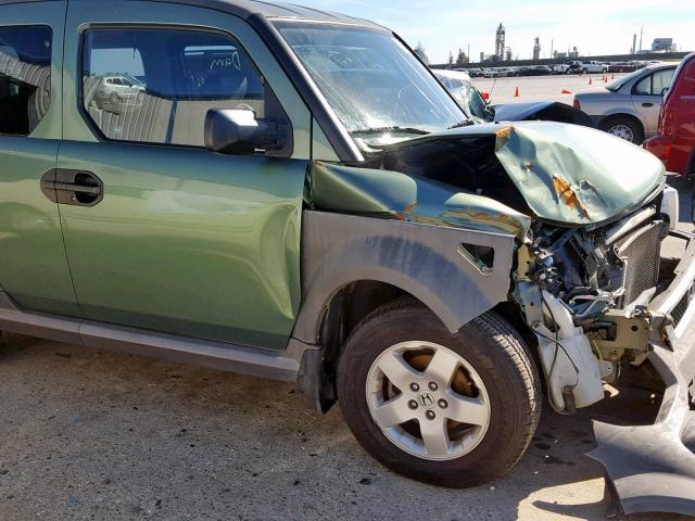 5J6YH286X5L004153 - 2005 HONDA ELEMENT EX GREEN photo 9