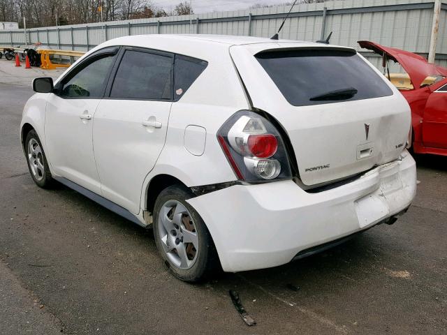 5Y2SP67819Z440742 - 2009 PONTIAC VIBE WHITE photo 3