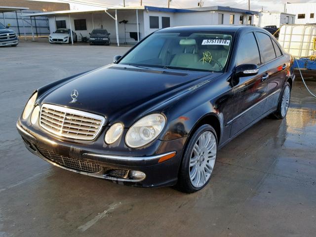 WDBUF56J46A804462 - 2006 MERCEDES-BENZ E 350 BLACK photo 2