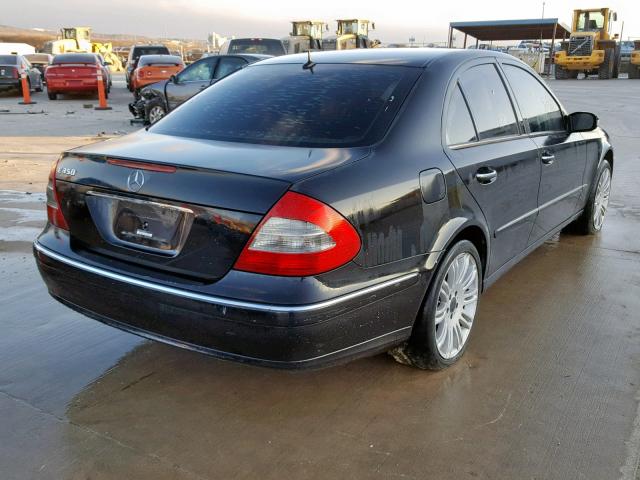 WDBUF56J46A804462 - 2006 MERCEDES-BENZ E 350 BLACK photo 4