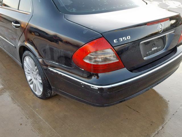 WDBUF56J46A804462 - 2006 MERCEDES-BENZ E 350 BLACK photo 9