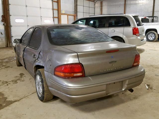 1B3EJ46X1XN608610 - 1999 DODGE STRATUS GRAY photo 3