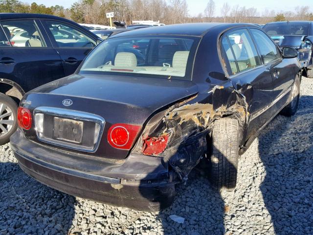 KNALD124355057307 - 2005 KIA AMANTI BLACK photo 3